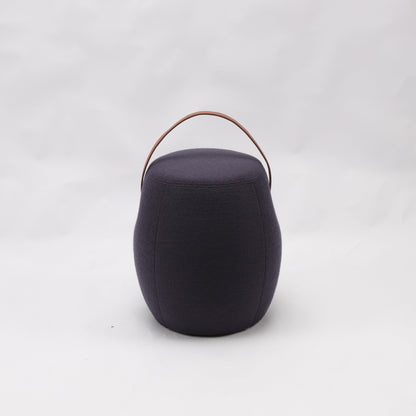 Kiley Handmade Pouf/Stool - Darkish