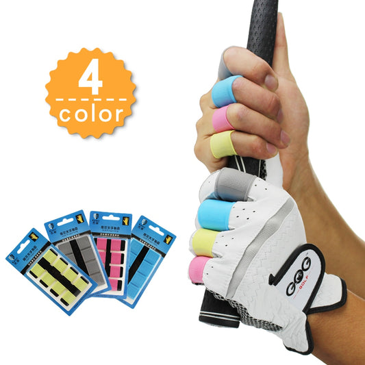 Golf Finger Toe Silicon Support Sleeve Protector Grip 8pcs/Set , Fit for Men Women, Golf Finger Protection Non Slip