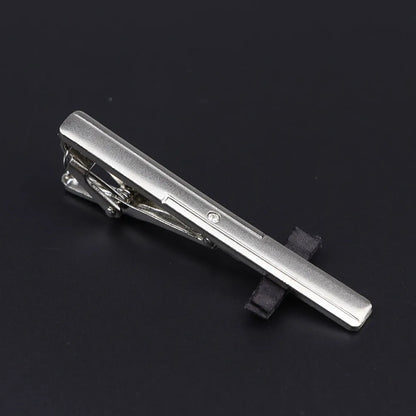 Men's Metal Tie Clip Bright Chrome Stainless Steel Jewelry  Necktie Clips Pin Clasp Clamp Wedding Charm Creative