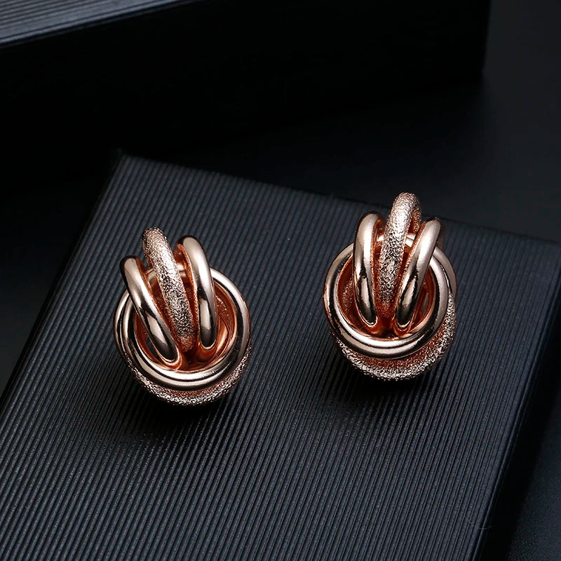 ZA Metal Maxi Statement Vintage Clip on Earrings Without Piercing  for Women Earrings Party Jewelry