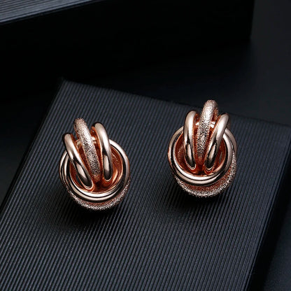 ZA Metal Maxi Statement Vintage Clip on Earrings Without Piercing  for Women Earrings Party Jewelry