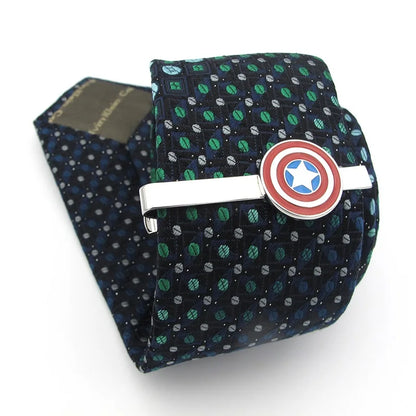 Men's Tie Clips 29 Designs Option Novel Superheroes Style Anchor Design Tie Pins