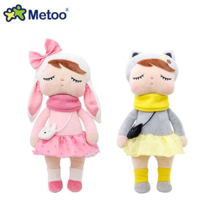 33cm New Angela Rabbit Metoo Doll Stuffed Toys Plush Animals Kids Toys for Girls Children Boys Baby Plush Toys Cartoon Soft Toys
