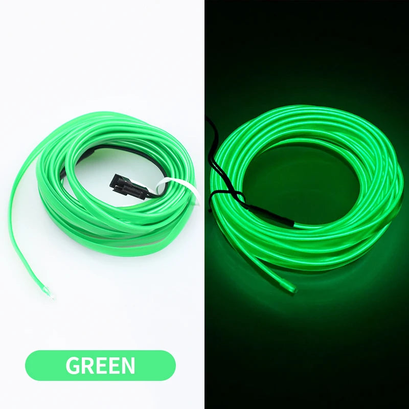 Ambient Lamp RGB Car LED Neon Cold Light Auto Interior Atmosphere Light Refit Decoration Strips Shine Usb/Cigar Lighter/Driver