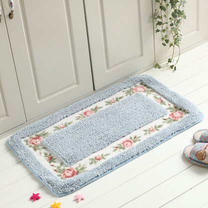 Pastoral Style Bath Mat Multi -Sizes Bathroom Kitchen Carpets Set Anti-Slip Doormat Shower Room Toilet Rugs Floor Area Decor Pad