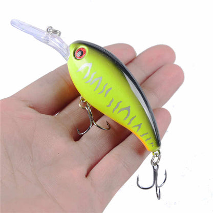 1pcs Crank Fishing Lure Artificial Hard Baits 10cm/15g Crankbait Jerkbait Wobbler Fishing Tackle Good Treble Hooks Tackle