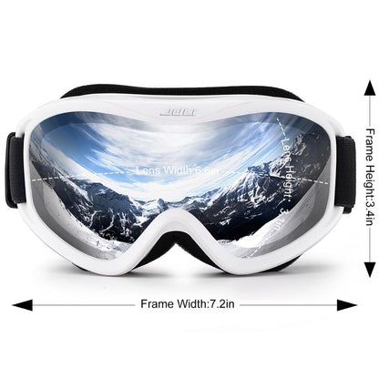 MAXJULI Brand Professional Ski Goggles Double Layers Lens Anti-Fog UV400 Ski Glasses Skiing Men Women Snow Goggles