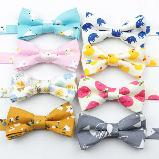 Classic Baby Kid Bow Ties Boy Children Pre Tie Tuxedo Bowties Pet Dog Cat Duck Fish Necktie Butterfly