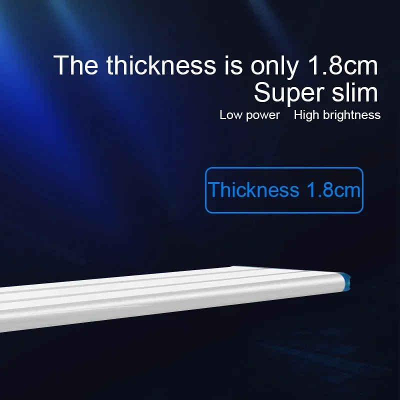 18-75cm Super Slim LEDs Aquarium Lighting Aquatic Plant Light Extensible Waterproof Clip on Lamp for Fish Tank 90-260v