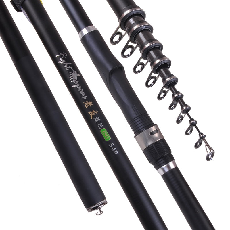 Old Friend Portable RockFishing Rod5.4m 6.3m 7.2m Carp Rod Telescopic Sea Fishing Rod Carbon Fiber  Surf Feeder Rod Spinning Rod