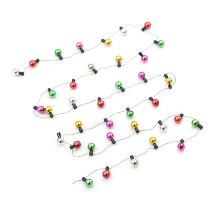 1/12 Scale 1 String of Fake Lights Christmas Good Decoration Dollhouse Miniature Mini Furniture Accessories String Lights
