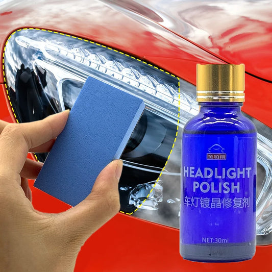 News 30ML Car Headlight Repair Coating Solution Repair Kit Oxidation Rearview Coating Headlight Polishing Anti-Scratch Liquid