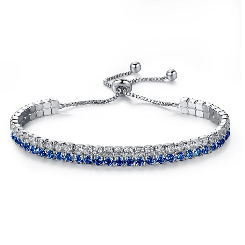 UMODE 4 Colors Cubic Zirconia Tennis Bracelet & Bangles for Women Luxury  Armbanden Voor Vrouwen Bijoux UB0124X