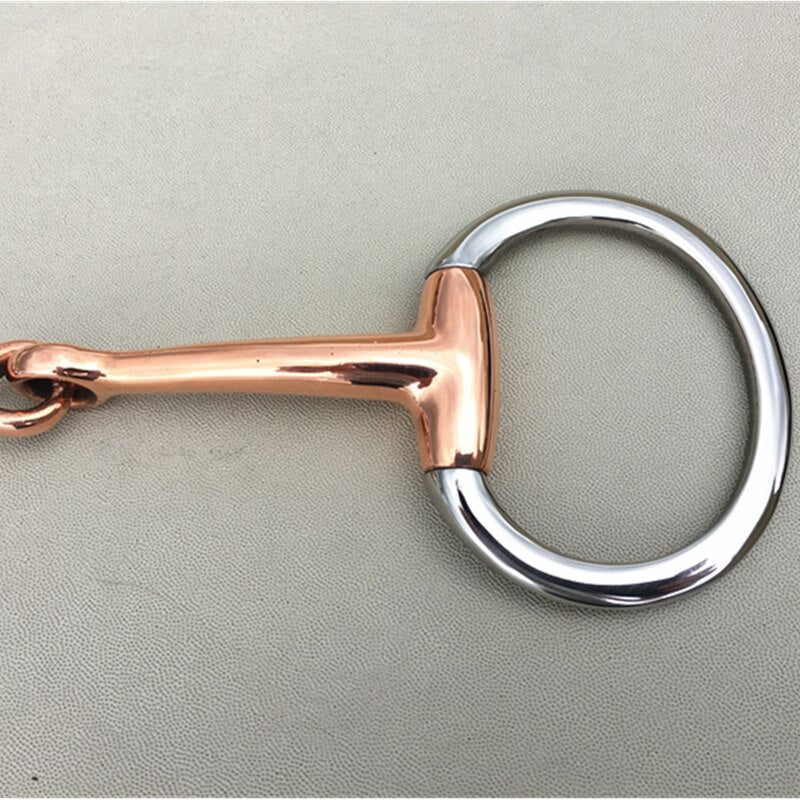 Stainless Steel Eggbutt Bit Horse Product Copper Jointed Mouth