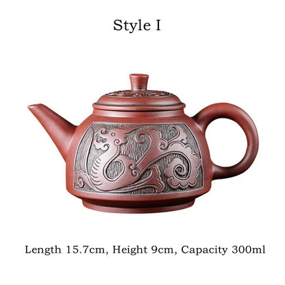 Yixing Raw Ore Household Teapot Handmade Large Capacity Tea Making Device Cerami