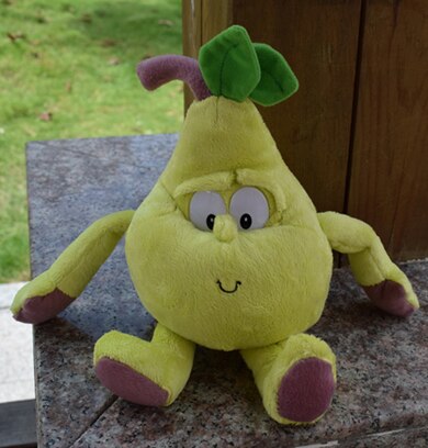 New Fruits Vegetables Banana Pear Brcoccoli  Watermelon Bee Ladybird Lemon Mushroom Pineapple Starwberry 9" Soft Plush Doll Toy