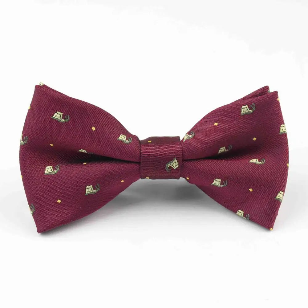 Plaid Children Bowtie Polester Bowties Baby Kid Kids Classical Pet Striped Butterfly Bow Tie Elk Bike Umbrella Dog Car