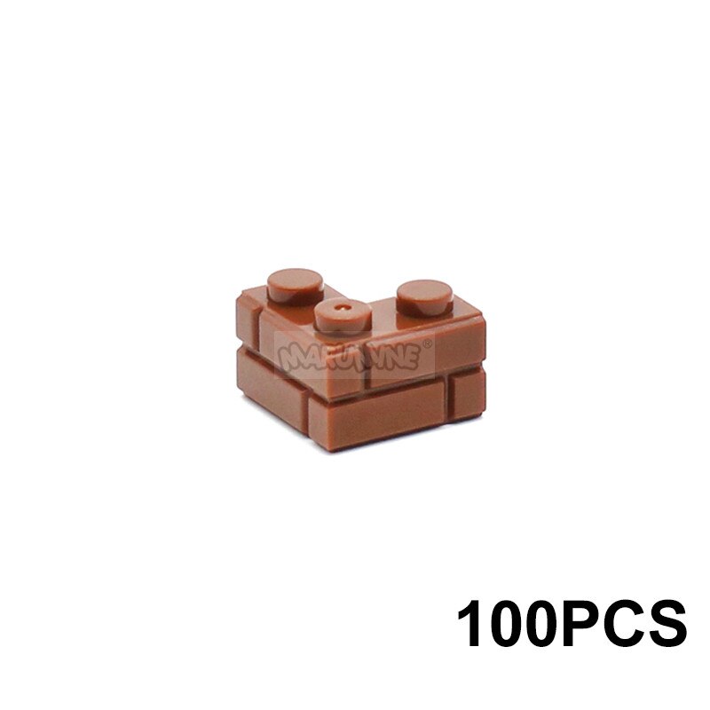 MARUMINE 150PCS 1x3 Wall Bricks Cube Idea Part House Build Block Parts 3622 Compatible Accessories DIY Assembly MOC Street View