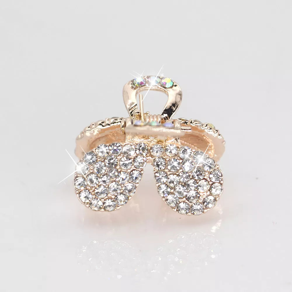 AINAMEISI New 7 Style Metal Crab Claw Clip for Women Girls Charm Barrette Full Rhinestone Wedding Hair Accessories Jewelry