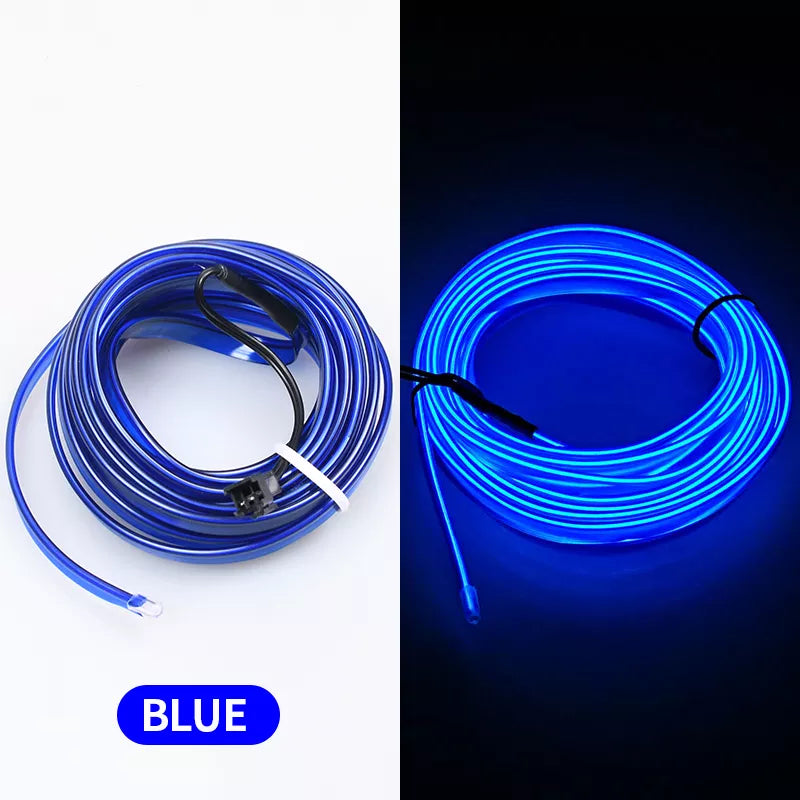 Ambient Lamp RGB Car LED Neon Cold Light Auto Interior Atmosphere Light Refit Decoration Strips Shine Usb/Cigar Lighter/Driver