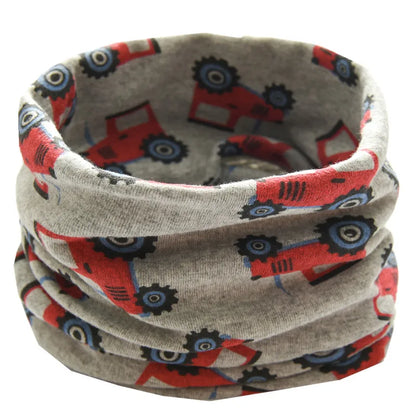 New Autumn Winter Girls Cotton Scarf Kids Scarf Bibs LIC Boys Girls Scarves Lovely Kids Collar Children Bufandas O Ring Scarf