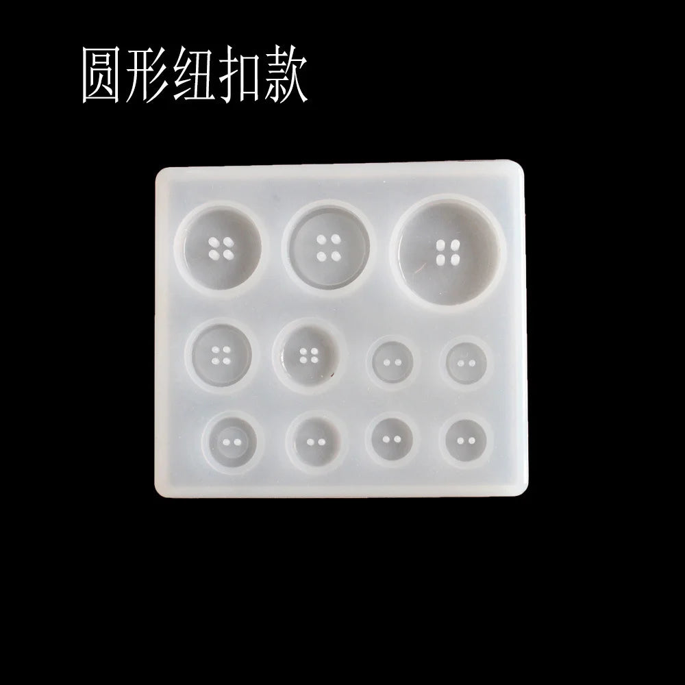 1PC Transparent Manual Three Cubic Resin Molds Pendant DIY Silicone Mold Dried Flower Jewelry Tools Accessories