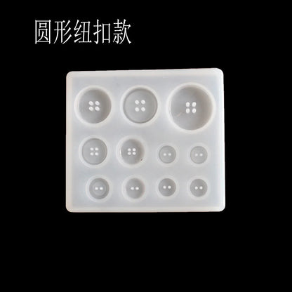 1PC Transparent Manual Three Cubic Resin Molds Pendant DIY Silicone Mold Dried Flower Jewelry Tools Accessories