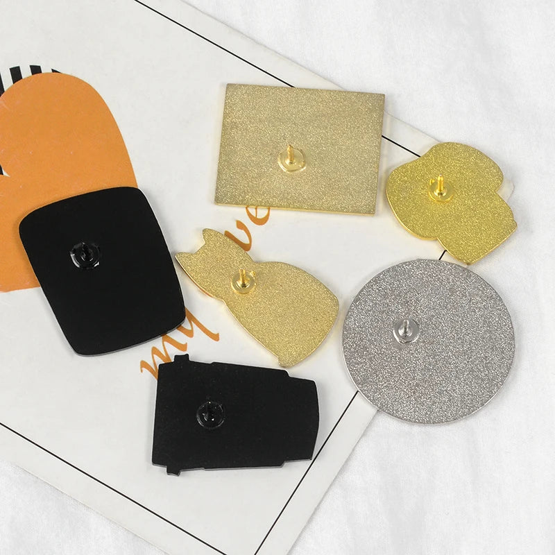 Introvert Loner Loser Club Enamel Pins Autism Badges Custom Cat Brooches Bag Clothes Lapel Pin Punk Black White Jewelry