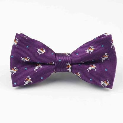 Plaid Children Bowtie Polester Bowties Baby Kid Kids Classical Pet Striped Butterfly Bow Tie Elk Bike Umbrella Dog Car