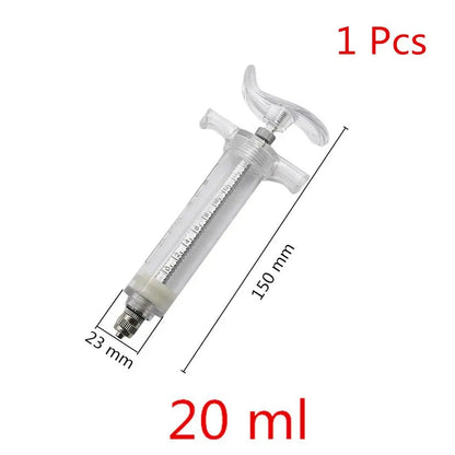 Manual Birds Feeding Syringe Parrots Pigeons Rodents Mice Feeding Rearing Syringe Gavage Straight Medication Tube 1Pcs