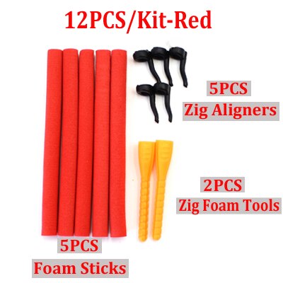 12PCS Carp Fishing Accessories for Zig Rig Zig Aligna Kit Foam Hook Line Aligners Tool Pop Up Fishing Terminal Tackle