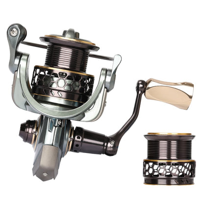 TSURINOYA 2 Spool Spinning Fishing Reel JAGUAR 1000 2000 3000 185G 6KG Max Carbon Drag Carp Saltwater Reel Bass Pike Wheel