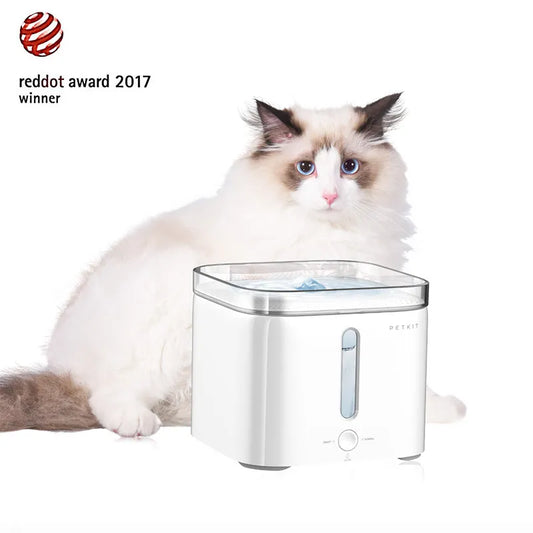 PETKIT Electric Pet Cat Dog Drinking Water Dispenser Water Fountain Automatic Feeder Dogs Square Drinker Comederos Para Mascotas