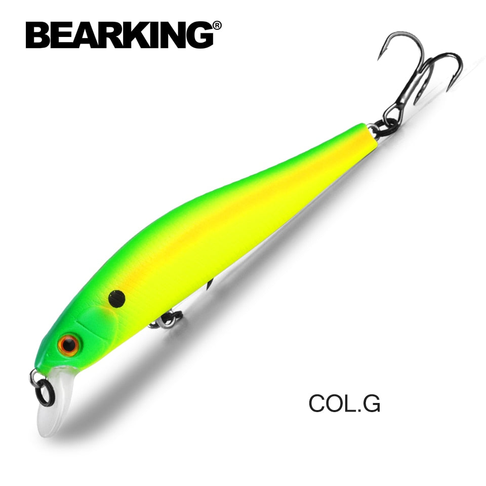 BEARKING 9cm 10g Hot Fishing Gear Shone SP Lures Minnow Crank ,Tungsten Magnet Weight System Wobbler Bait Isca Artificial