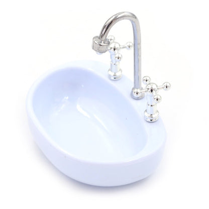 Towel Rack Shower Faucet Tissue Toothbrush Toothpaste Cup Baskets Hair Dryer 1/12 DIY Dollhouse Bathroom Furniture Accessories