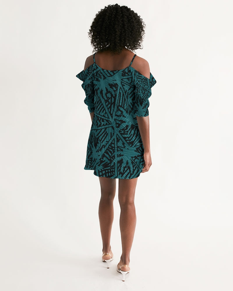 Women's Palm Caye II Open Shoulder A-Line Dress