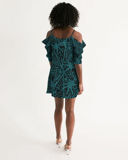 Women's Palm Caye II Open Shoulder A-Line Dress