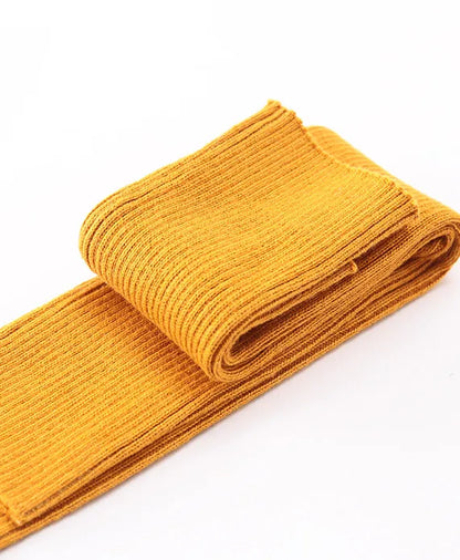 Sparsil Women Winter Arm Warmers Cashmere Fingerless Long Gloves Solid Warm Mittens Elbow Thread Knitted Sleeves 50cm Glove