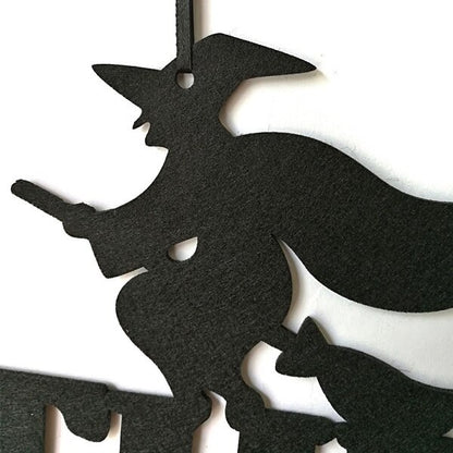 Halloween Door Decoration the Witch Is in Halloween Hanging Sign Door Hanging Ornaments Halloween Party Decoration for Home