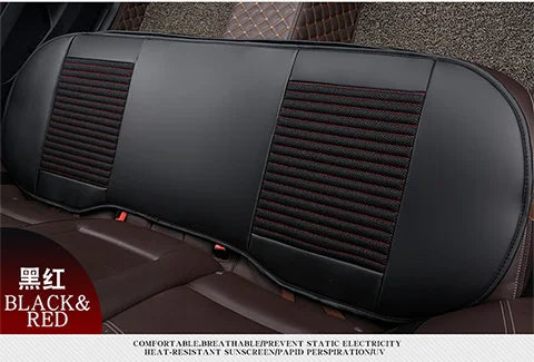 3D Leather Flax Car Seat Cover Cushion  Front Rear Protector for VolksWagen Passat Toyota Honda Ford Chevrolet Mazda Peugeot KIA