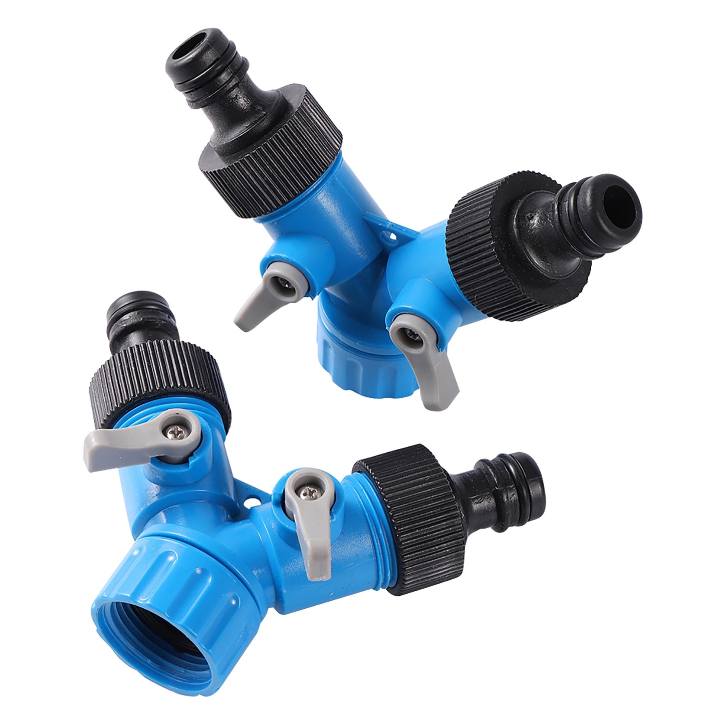 3/4'' Female Thread Y-Shaped Quick Connector Garden Irrigation Water Splitters Faucet Adapter Lawn Garden Watering Supplies