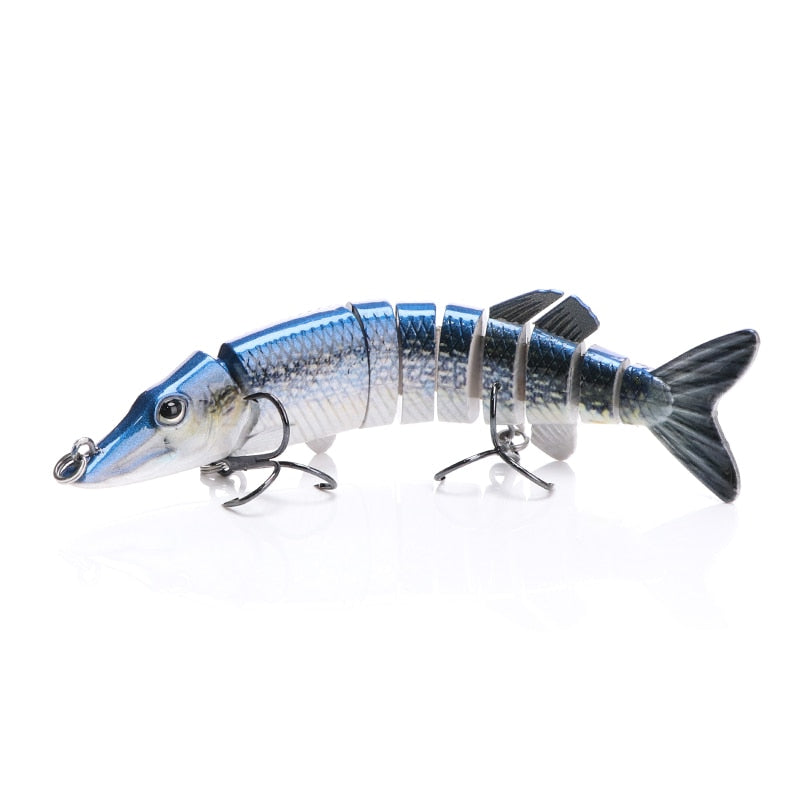 VTAVTA Artificial Pike Lure Bait Multi Jointed Bait 12.5cm 20g Lifelike Crankbaits Fishing Wobblers Swimbait Sea Fishing Lure
