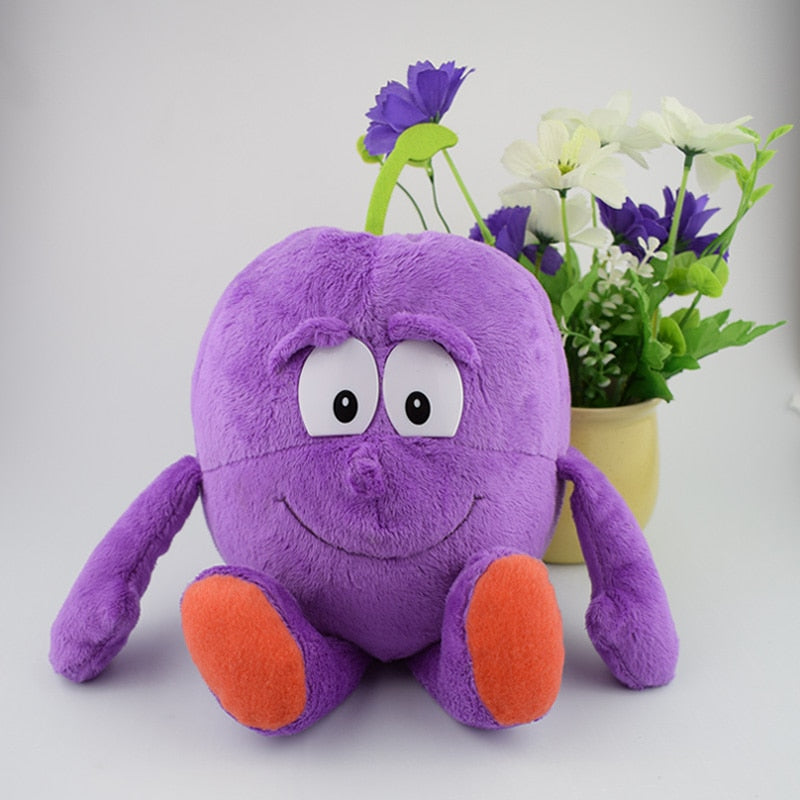 New Fruits Vegetables Banana Pear Brcoccoli  Watermelon Bee Ladybird Lemon Mushroom Pineapple Starwberry 9" Soft Plush Doll Toy