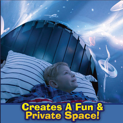 Kids Bed Tent Children Dream Bed Tents With Storage Pocket Girl Bed Tent Kids Room Decor Kid Toys
