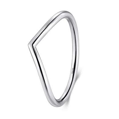Modian 3 Style Real 925 Sterling Silver Stackable Simple Ring Clear CZ Fashion Instagram Jewelry for Women Couple Rings