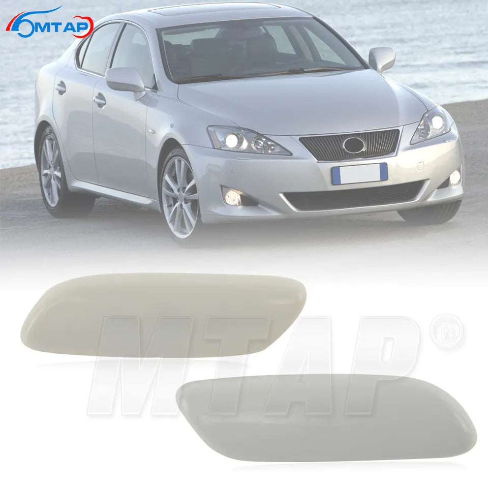 Unpainted Front Headlamp Washer Nozzle Cover for LEXUS IS250 IS300 IS350 IS220D 2005 2006 2007 2008 Headlight Water Sprayer Cap
