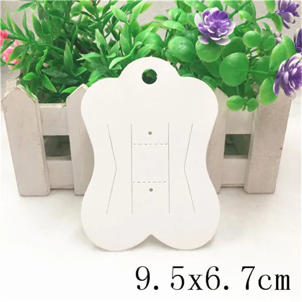 100pcs Multi-Style Hair Clip Cards Hair Accessories Jewelry Display Card Fashion Hair Clip Packaging Vintage Classic Card