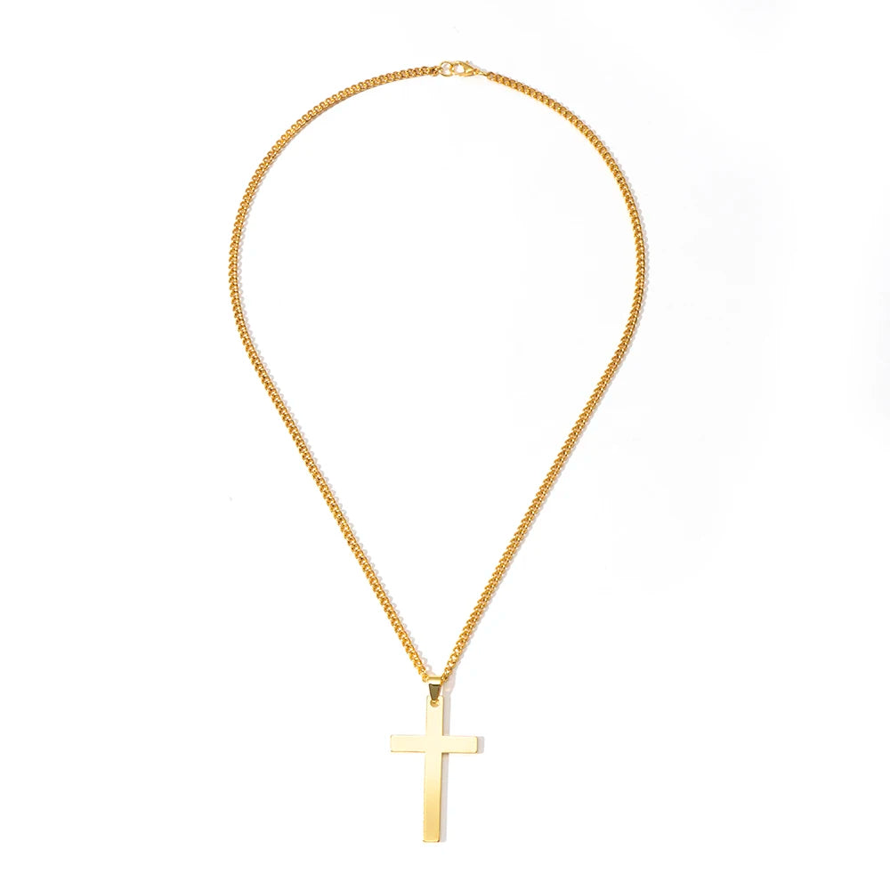 Choker Necklaces for Women 2022 Gun Cross Pendant Crystal Rhinestone Chain Necklace Women Men Punk Chains Jewelry