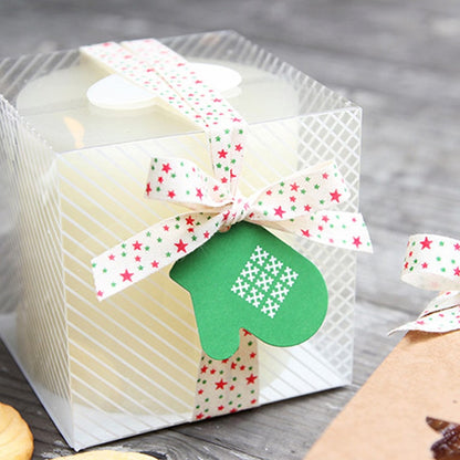 New 5yards 15mm Christmas Printed Polyester Cotton Ribbon DIY Wedding Christmas Party