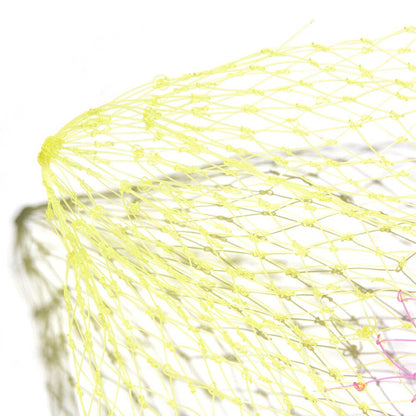 Collapsible Fishing Tools Nylon Fishing Net Rhombus Mesh Hole Depth Folding Nylon Landing Dip Net 3 Sizes High Quality